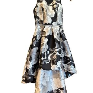 Speechless Kids Floral Black and White Kids Formal Dress Size 10